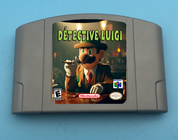 Detective Luigi N64 VIDEO GAME USA/VERSION