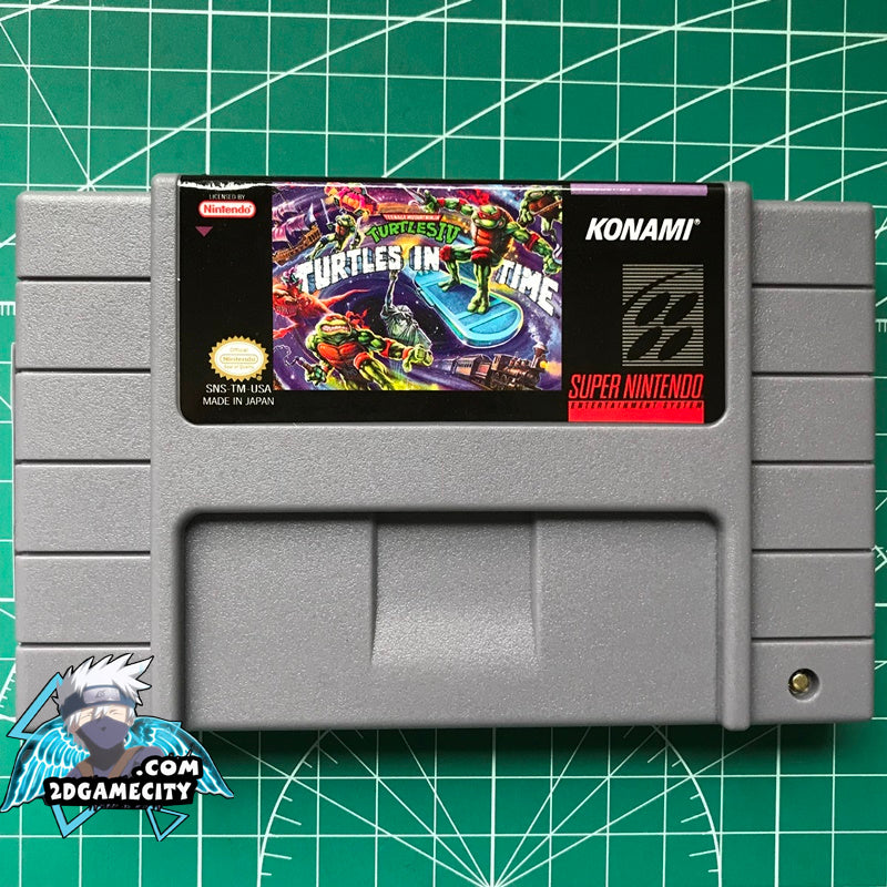 Teenage Mutant Ninja Turtles IV: Turtles in Time -SNES Video Game