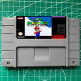 New Super Mario World - The Nine Magic Mushrooms SNES Video Game