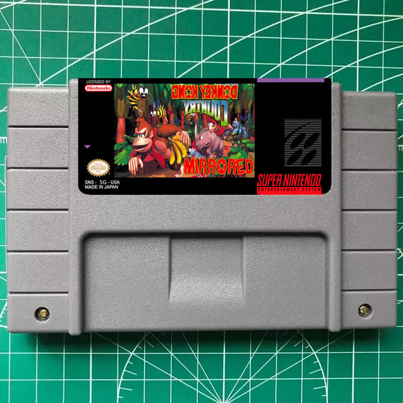 Donkey Kong Country Mirrored (SNES)  CARTRIDGE SNES US/VERSION