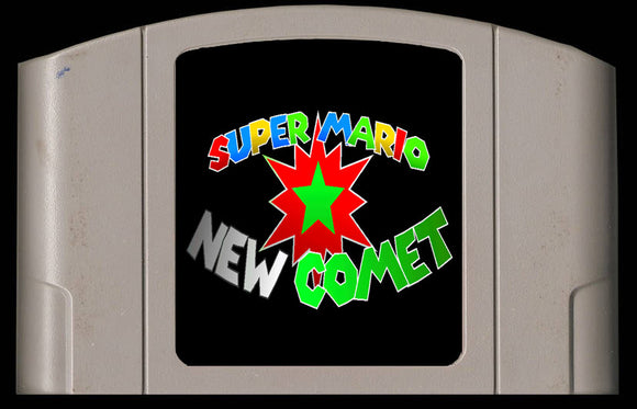 SUPER MARIO NEW COMET N64 CARTRIDGE US/VERSION-REQUIRED RED PACK EXPANSION
