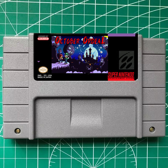 October Ordeal -SMW -Snes Cartridge US/Version