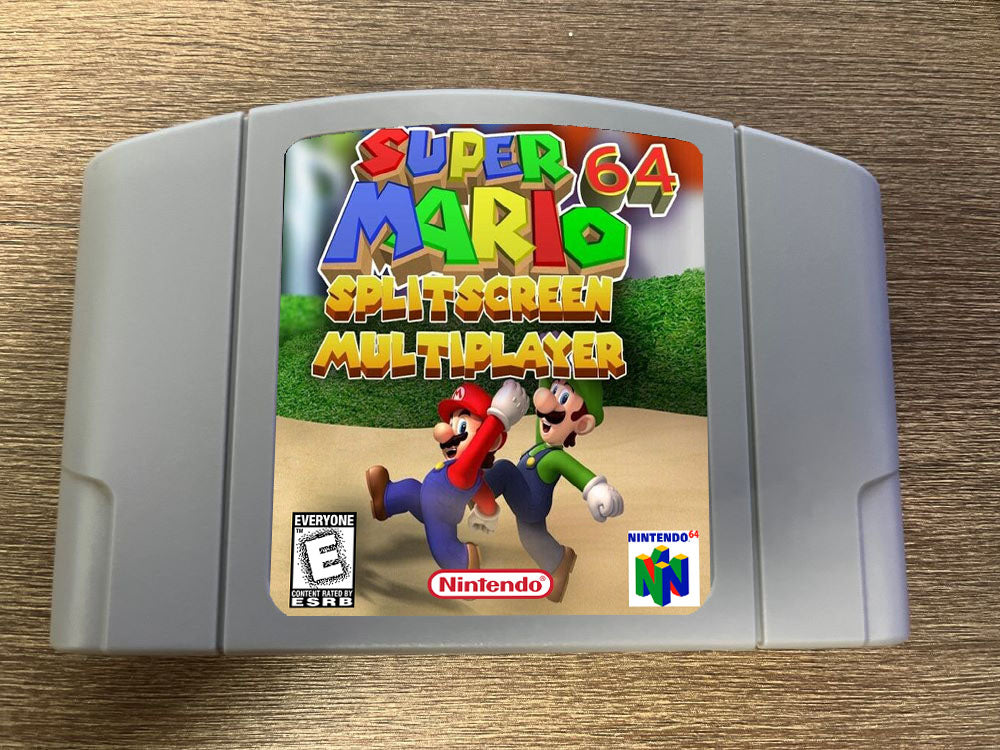 Super Mario 64 Splitscreen Multiplayer N64 Cartridge – 2Dgamecity