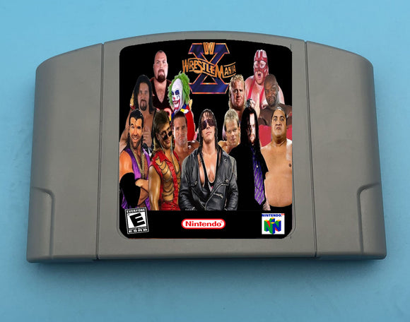 WWF WrestleMania X 64 US/Version Cartridge – 2Dgamecity