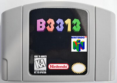 B3313 SUPER MARIO N64 CARTRIDG  US/ VERSION