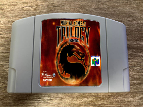 MORTAL KOMBAT TRILOGY BETA VERSION N64 CARTRIDGE