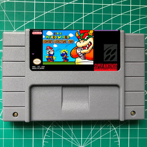 Super Mario World: Bowser's Cataclysmic Trap-SNES Video Game US/Version Cartridge