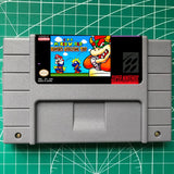Super Mario World: Bowser's Cataclysmic Trap-SNES Video Game US/Version Cartridge
