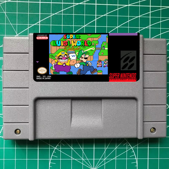 Super Luigi World DELUXE  SNES Cartridge (USA) Version