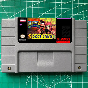 DKC2 Land   SNES Video game US Version