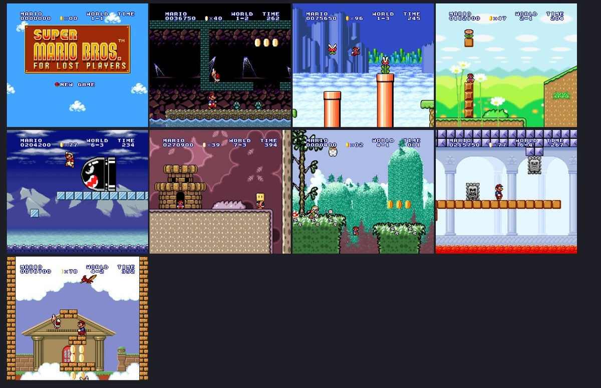 Super Mario Bros. For Lost Players – 2Dgamecity