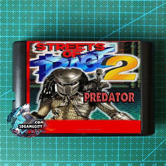Predator in Streets of Rage 2 For SEGA GENESIS – 2Dgamecity
