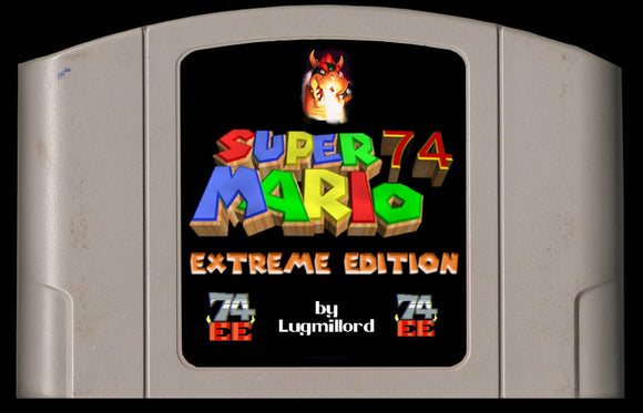 SUPER MARIO 74& EE N64 CARTRIDGE US/VERSION-REQUIRED RED PACK EXPANSION