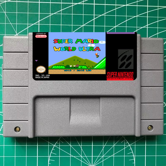 Super Mario World Ultra (Demo 1) SNES Cartridge (USA) Version
