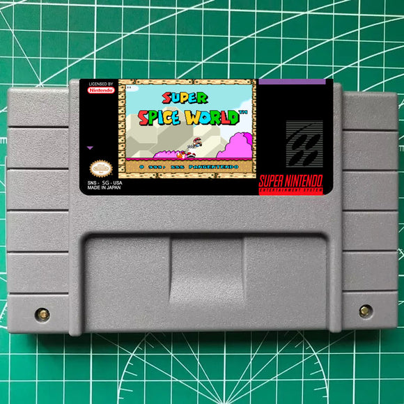 SUPER SPICE WORLD  SNES Cartridge (USA) Version