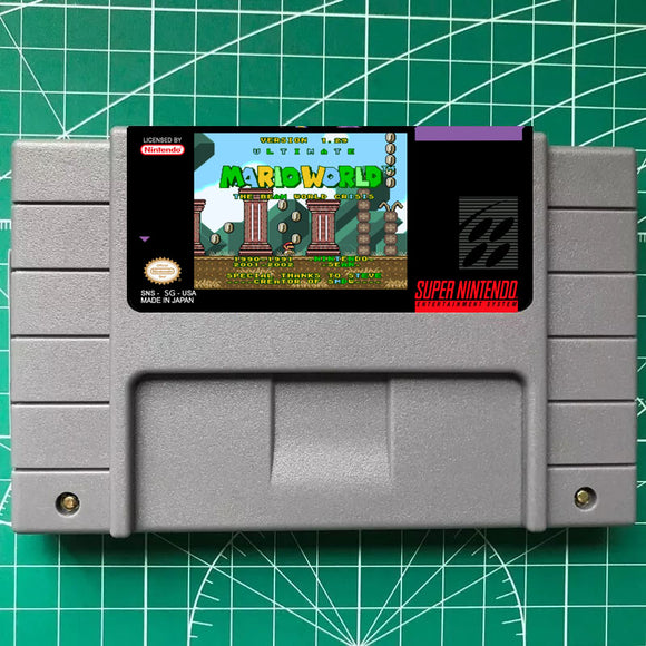 Ultimate Mario World - The Bean World Crisis (V1.29) SNES Cartridge (USA) Version