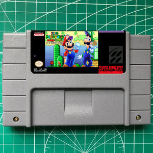 Mario and Luigi in an Unknown Island SNES Video Game US/Version