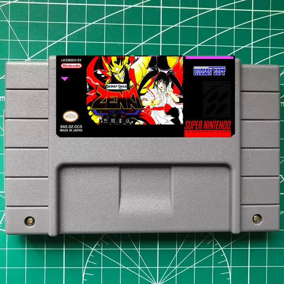 DEMON CHILD ZENKI - BATTLE RAIDEN SNES ENGLISH TRANSLATED USA VERSION