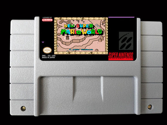 NEW SUPER MARIO WORLD THE HACK SNES VIDEO GAME