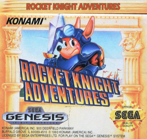 Rocket Knight Adventures label only