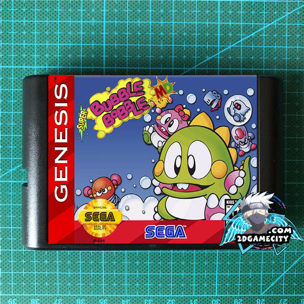 Super Bubble Bobble 16bit Cartão De Jogo MD Carrinho Para Sega