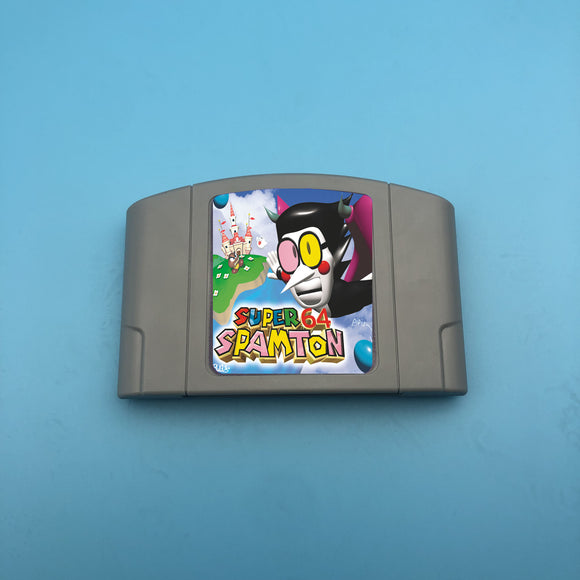 Super Spamton 64  Video Game Cartridge