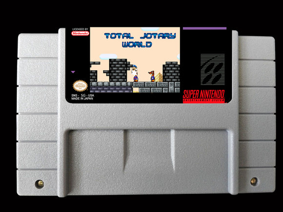 TOTAL JOTARY WORLD SNES VIDEO GAMES