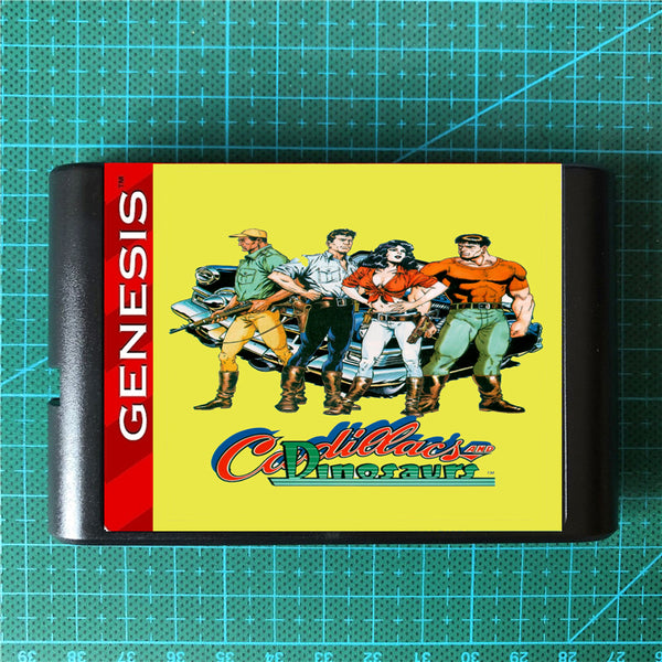 Cadillacs and Dinosaurs GENESIS MEGA DRIVE GAME CARTRIDGE 16 bit