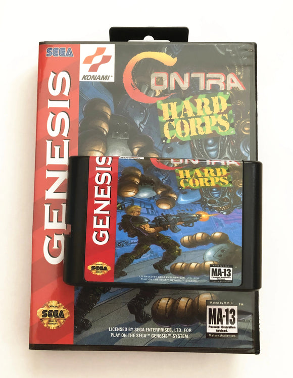 Contra Hard Corps BOX genesis  Mega drive