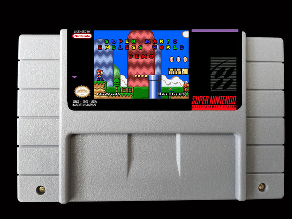 Super Mario Endless World SNES VIDEO GAME