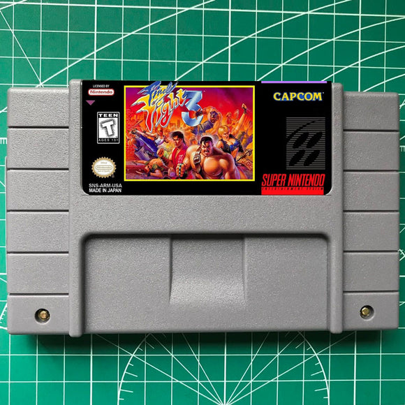 FINAL FIGHT 3  SNES VIDEO GAME USA/CANADA VERSION