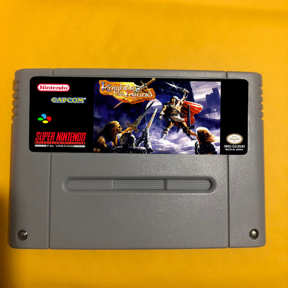 KNIGHT OF THE ROUND  PAL VERSION EURO SNES GAMES THE ARCADE GAME