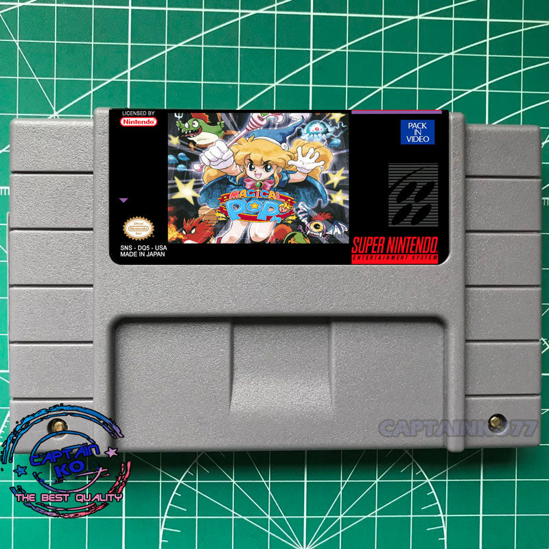 Magical Pop'n (SNES) English *Cute fantasy platformer!* US Version ...