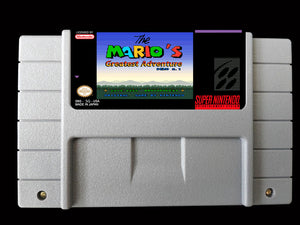 The Mario's Greatest Adventure SNES VIDEO GAME