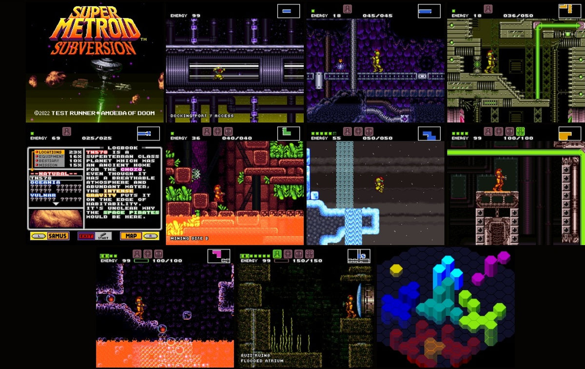 Super Metroid: Subversion 1.2 Cartridge – 2Dgamecity