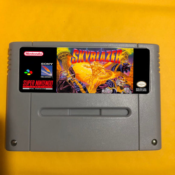 SKYBLAZER PAL VERSION EURO SNES GAMES