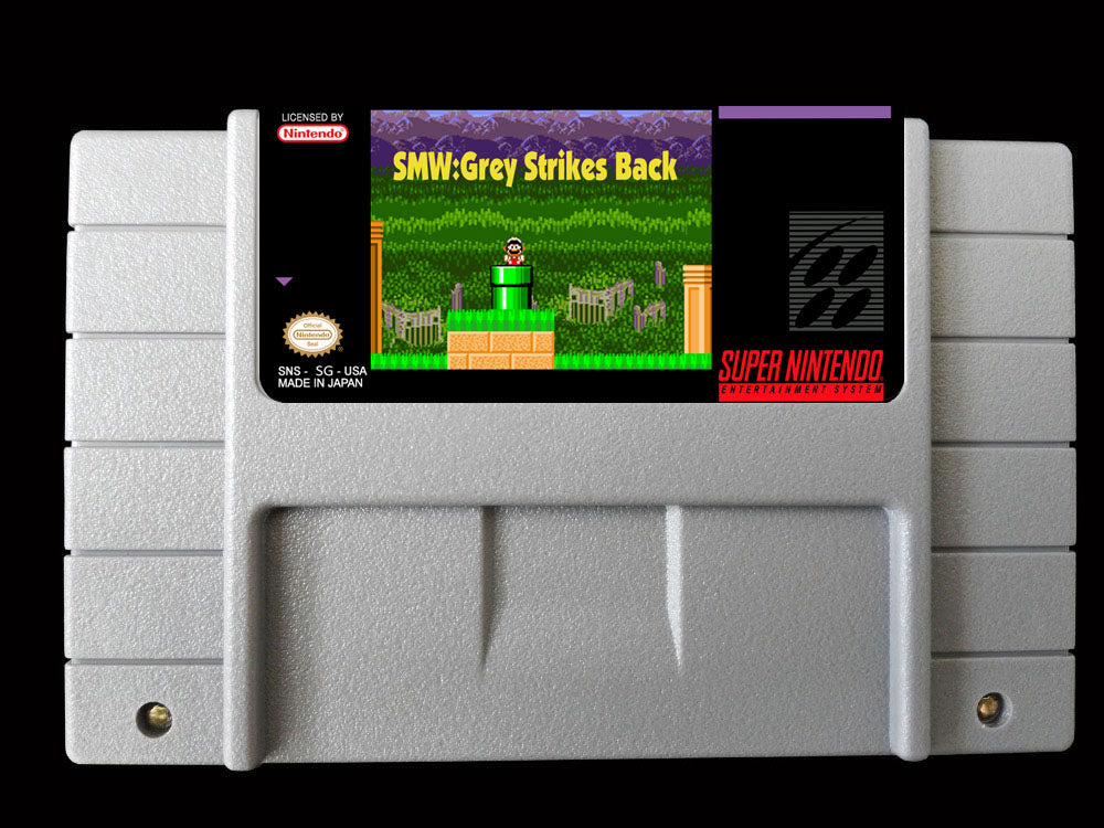 SMW:Grey Strikes Back SNES Video Game – 2Dgamecity