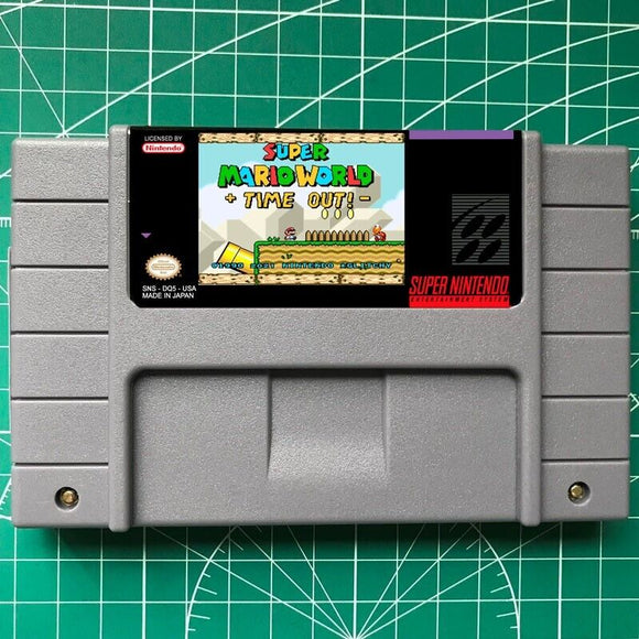 SUPER MARIO WORLD  TIME OUT SNES VIDEO GAME