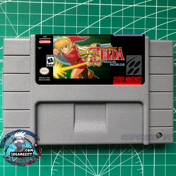 The Legend of Zelda Parallel Worlds Super Nintendo SNES Video Game